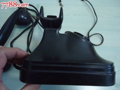 上海电讯器材厂出品胶木老拔盘电话-se34336208-7788老电话